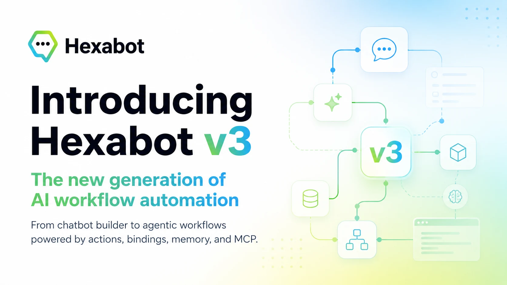 Hexabot v3 Is Here: From Chatbot Builder to Agentic AI Workflow Automation Platform