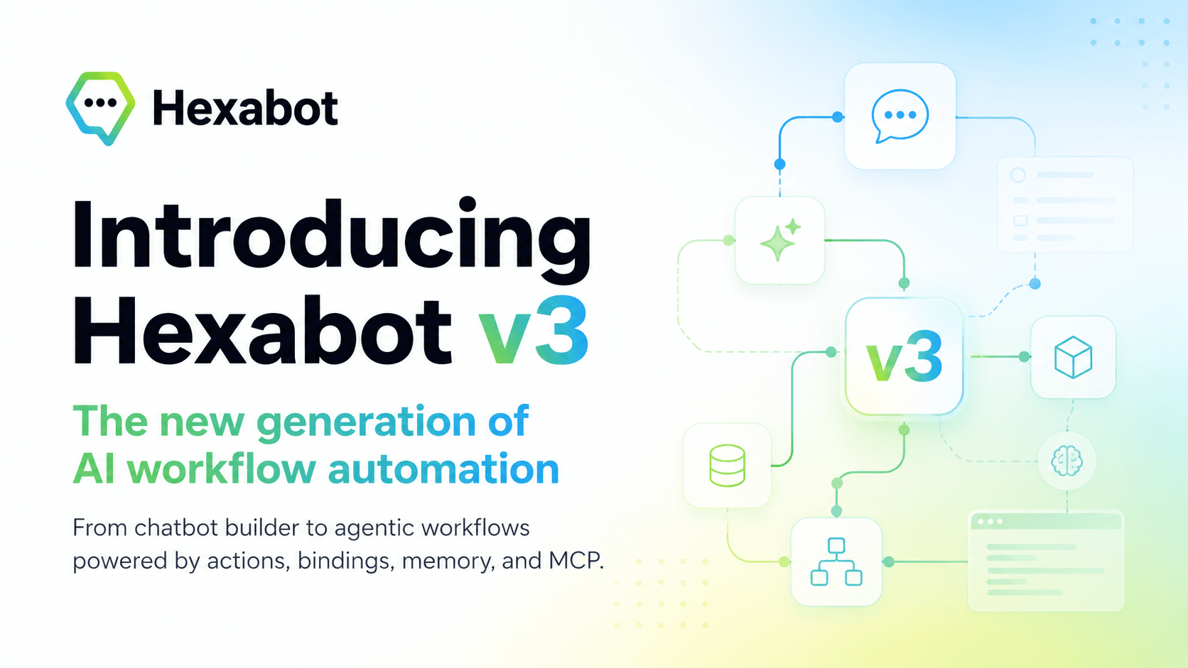 Hexabot v3 Is Here: From Chatbot Builder to Agentic AI Workflow Automation Platform